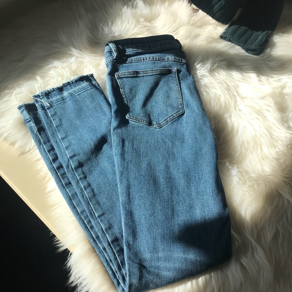Free people split ankle jean